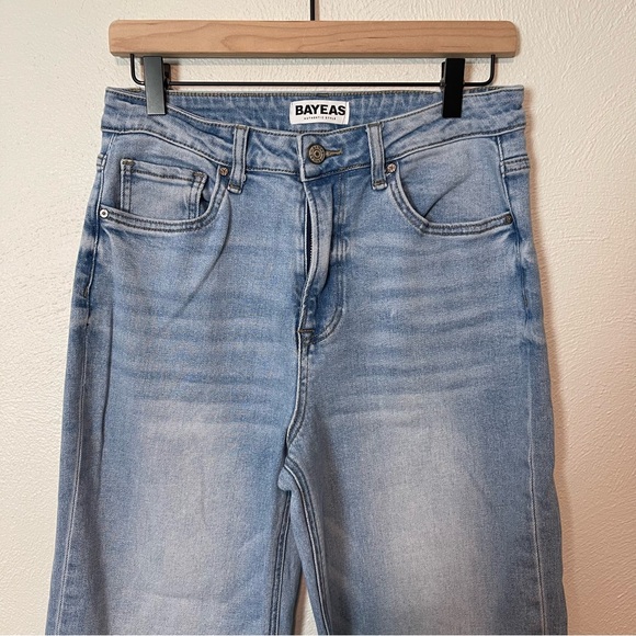Bayeas High Rise Straight Leg Denim Jeans - Picture 7 of 8
